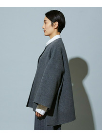 【MOGA】【Lサイズ】スタイリスト戸野塚かおるコラボ メルトンハーフコート 詳細画像 ブラウン 28