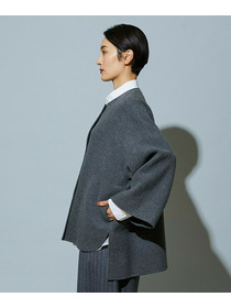 【MOGA】【Lサイズ】スタイリスト戸野塚かおるコラボ メルトンハーフコート 詳細画像 ブラウン 29