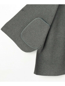 【MOGA】【Lサイズ】スタイリスト戸野塚かおるコラボ メルトンハーフコート 詳細画像 ブラウン 6