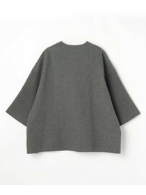 【MOGA】【Lサイズ】スタイリスト戸野塚かおるコラボ メルトンハーフコート 詳細画像 ブラウン 8