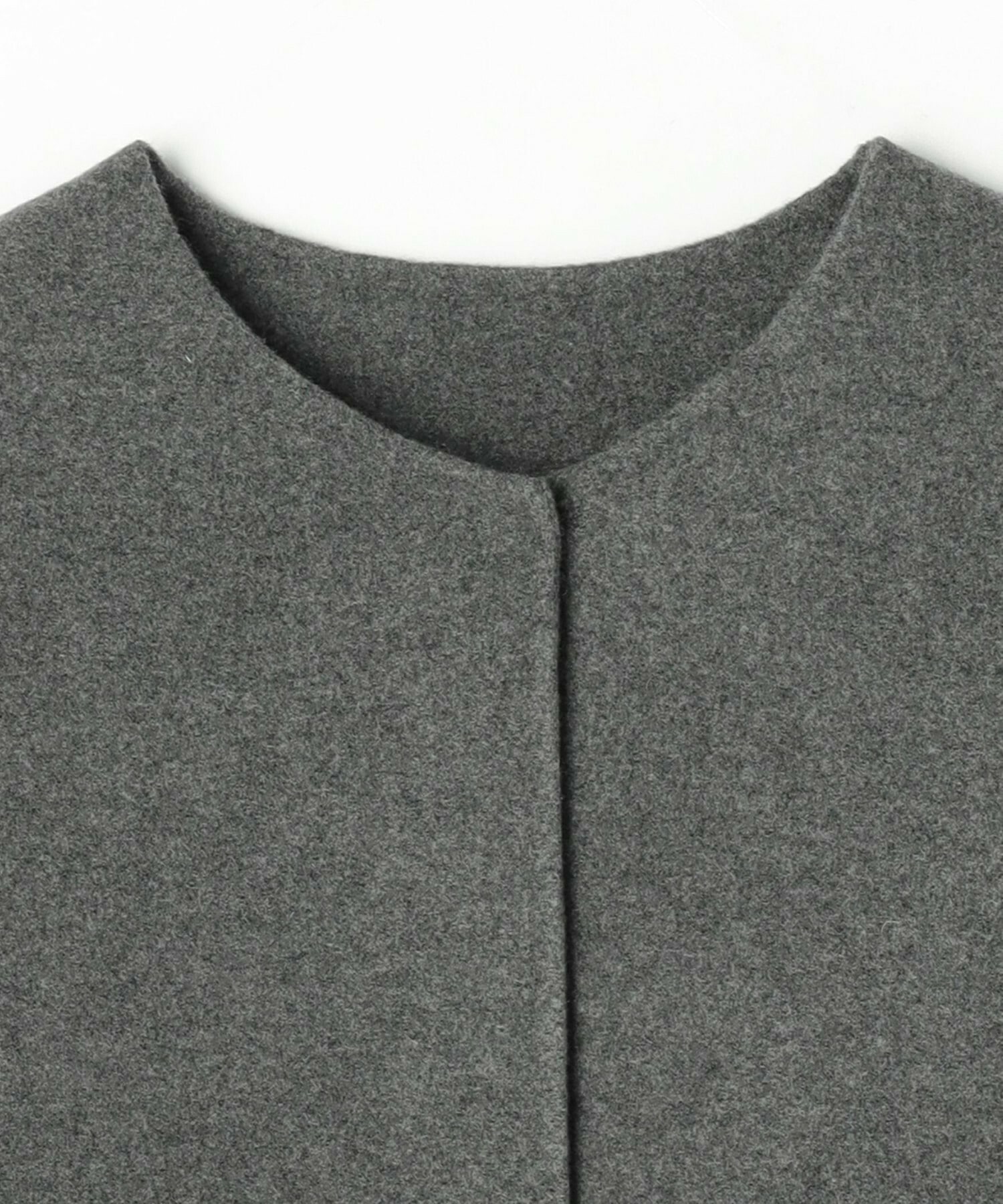 【MOGA】【Lサイズ】スタイリスト戸野塚かおるコラボ メルトンハーフコート 詳細画像 ブラウン 1