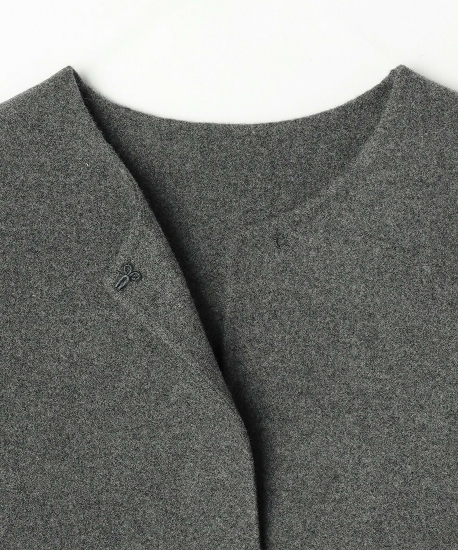 【MOGA】【Lサイズ】スタイリスト戸野塚かおるコラボ メルトンハーフコート 詳細画像 ブラウン 2