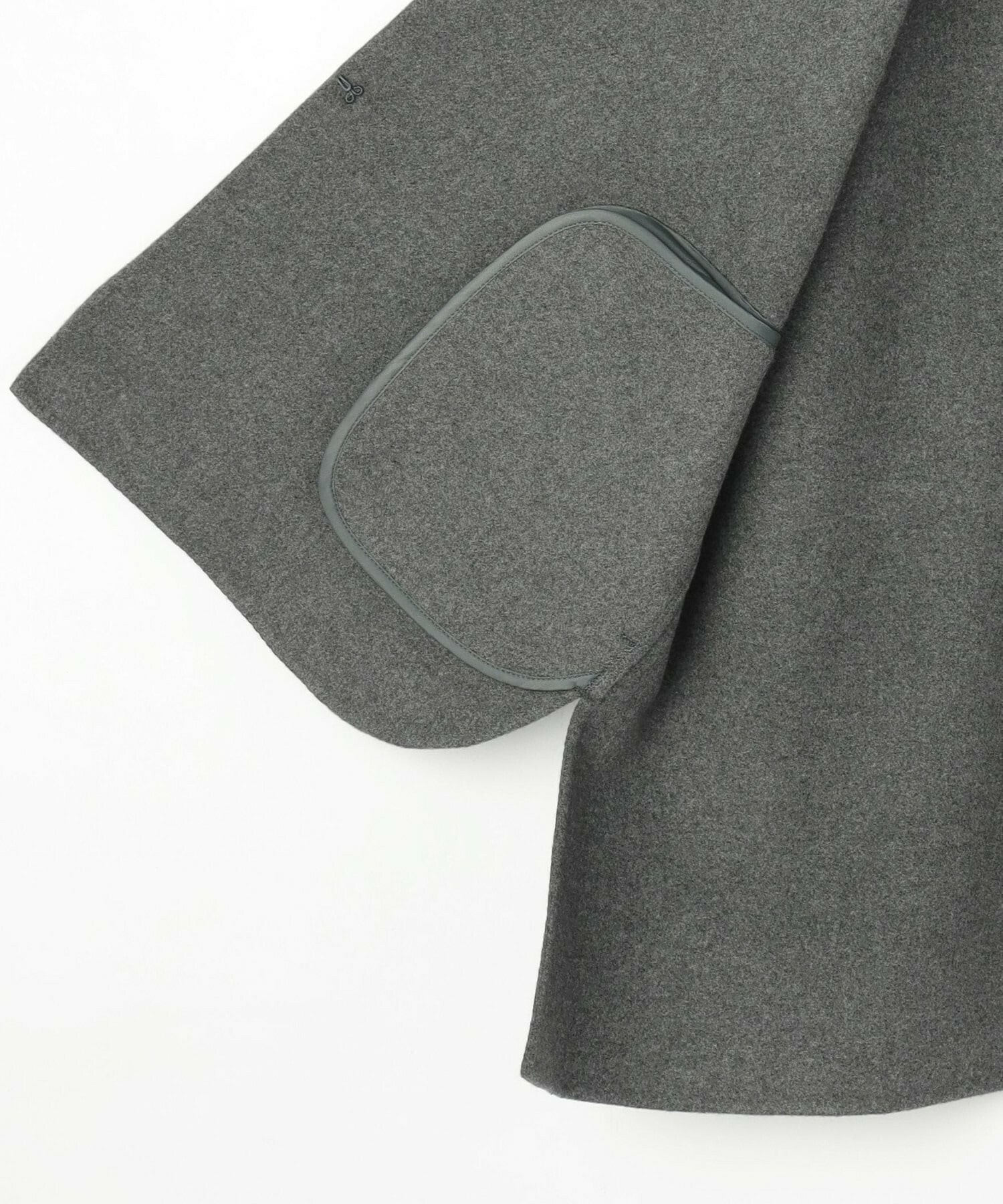 【MOGA】【Lサイズ】スタイリスト戸野塚かおるコラボ メルトンハーフコート 詳細画像 ブラウン 6