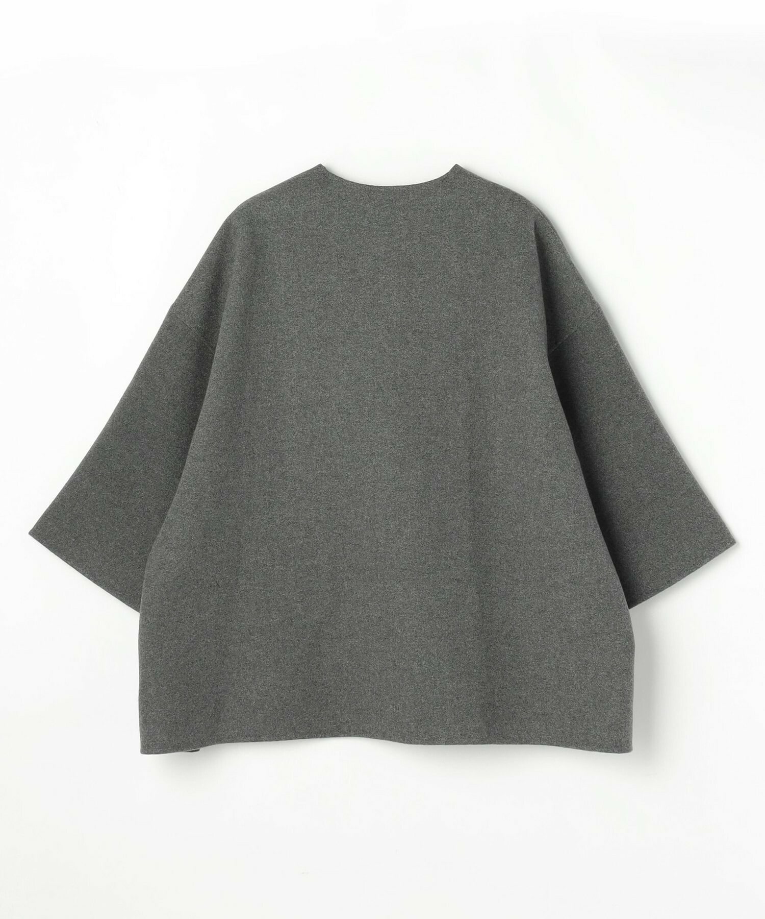 【MOGA】【Lサイズ】スタイリスト戸野塚かおるコラボ メルトンハーフコート 詳細画像 ブラウン 8