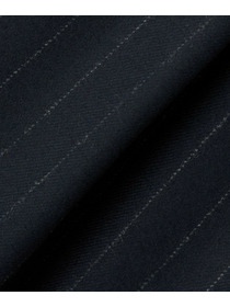 【MOGA】［eclat 2025年12月号掲載商品］【Lサイズ】スタイリスト戸野塚かおるコラボ チョークストライプストレッチコクーンパンツ 詳細画像 チャコールグレー 4