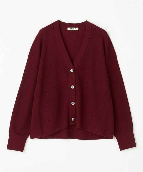 【MOGA】【Lサイズ】WORLD Vネックカーディガン
