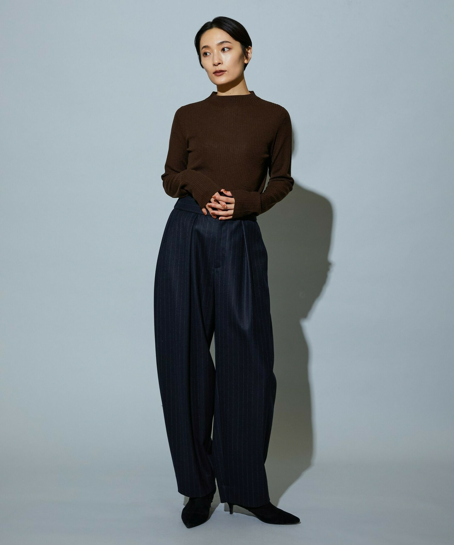 【MOGA】【Lサイズ】BEAUTIFULリブライクニット 詳細画像 ブラック 20