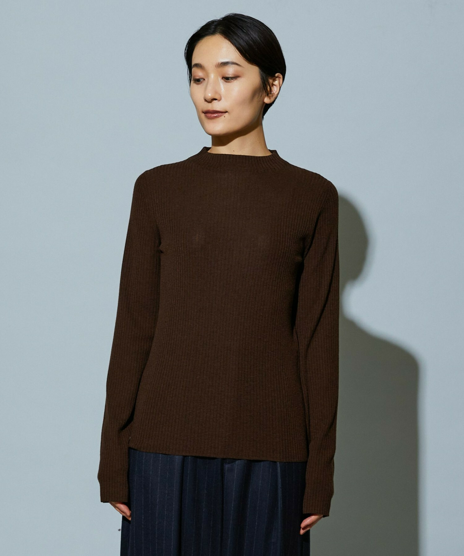 【MOGA】【Lサイズ】BEAUTIFULリブライクニット 詳細画像 ブラック 24