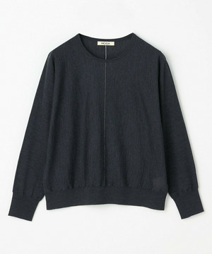 【MOGA】【Lサイズ】EMPIREドルマンスリーブクルーネックニット 詳細画像 チャコールグレー 1