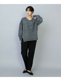 【MOGA】【Lサイズ】クーマラムカシミヤＶネックニット 詳細画像 ブラウン系その他 1