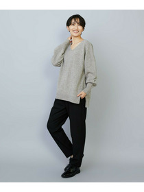 【MOGA】【Lサイズ】クーマラムカシミヤＶネックニット 詳細画像 ブラウン系その他 12