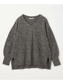 【MOGA】【Lサイズ】クーマラムカシミヤＶネックニット 詳細画像 ブラウン系その他 23