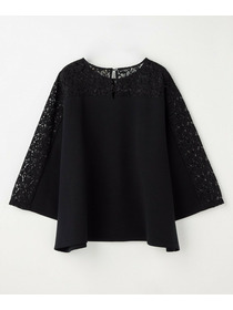 【MOGA】【Lサイズ】スタイリスト戸野塚かおるコラボ ソフトダンボールレースコンビトップス 詳細画像 アイボリー 5