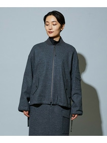 【MOGA】【Lサイズ】スタイリスト戸野塚かおるコラボ ハードミルド天竺ブルゾン 詳細画像 チャコールグレー 19