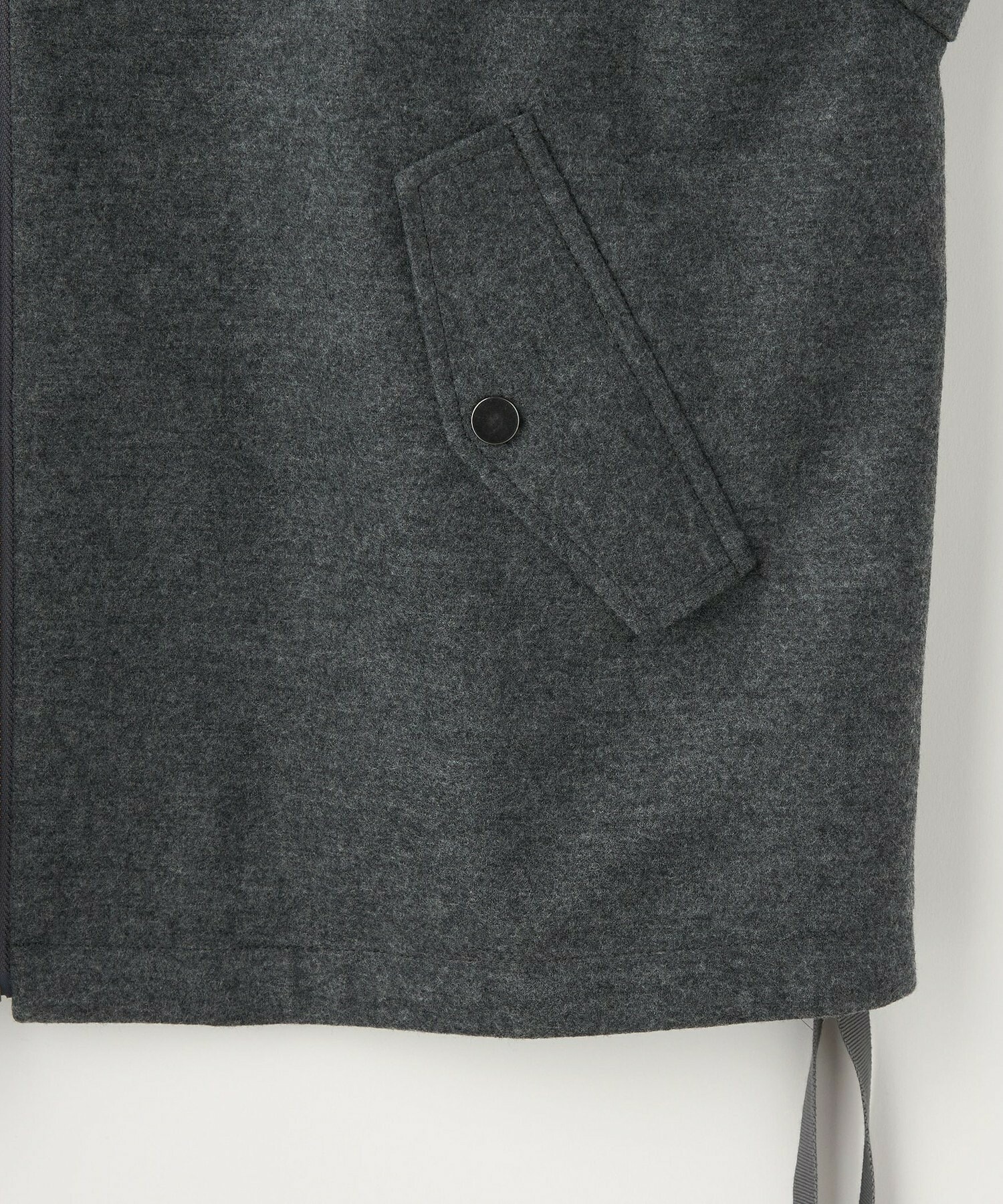 【MOGA】【Lサイズ】スタイリスト戸野塚かおるコラボ ハードミルド天竺ブルゾン 詳細画像 チャコールグレー 26