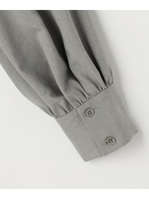 【MOGA】トロストレッチバンドカラーブラウス 詳細画像 ネイビー 23