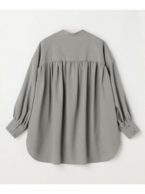 【MOGA】トロストレッチバンドカラーブラウス 詳細画像 ネイビー 27