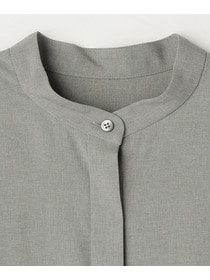 【MOGA】トロストレッチバンドカラーブラウス 詳細画像 ネイビー 28