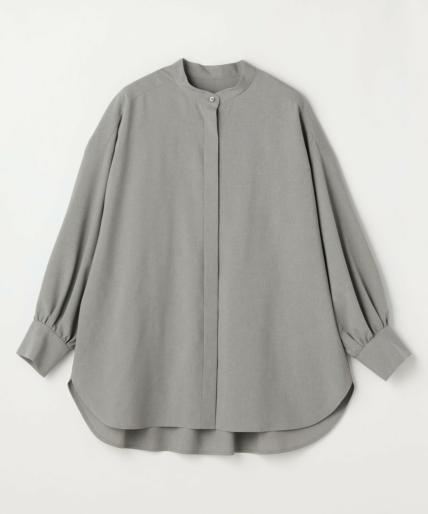 【MOGA】トロストレッチバンドカラーブラウス 詳細画像 ネイビー 26