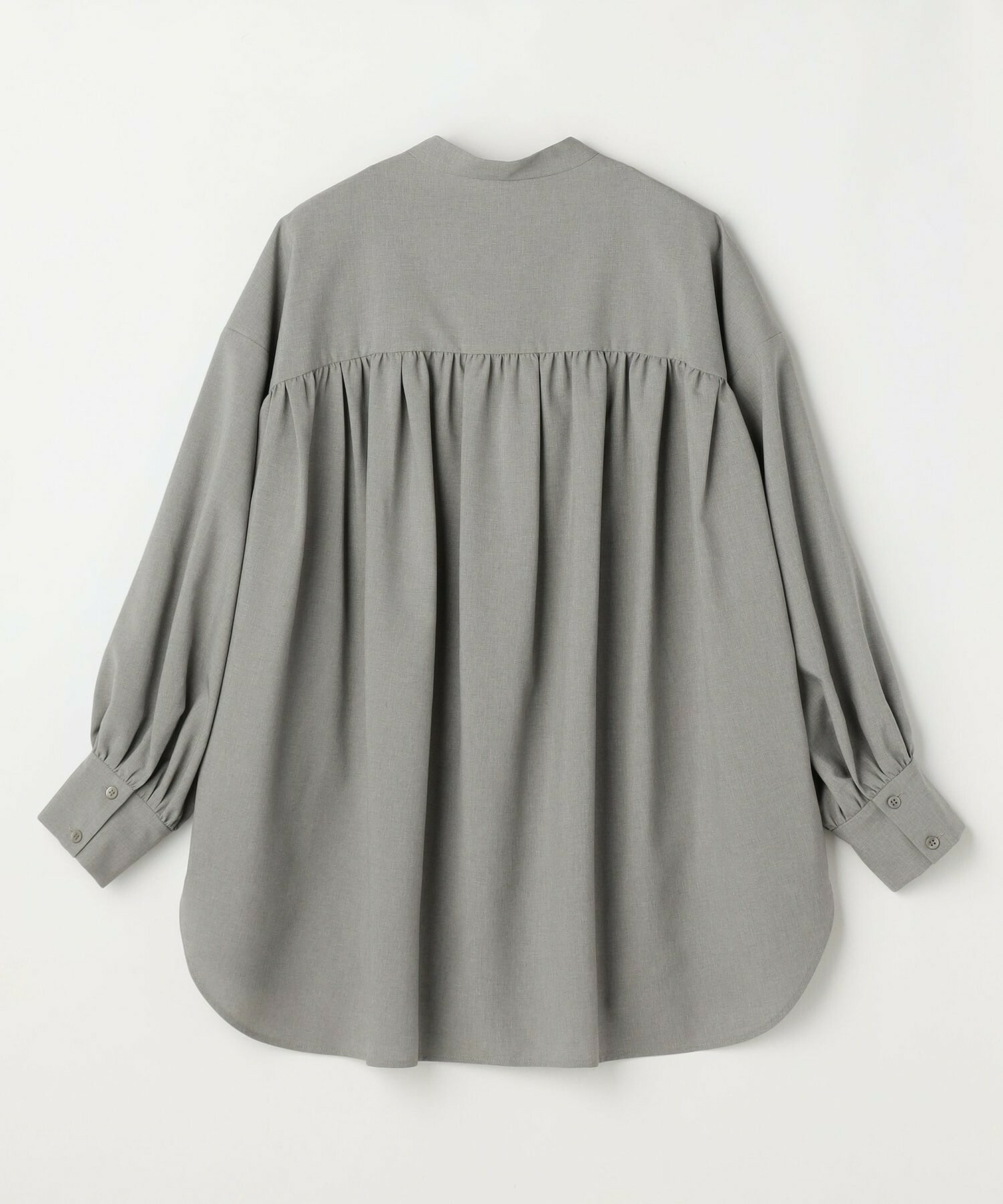 【MOGA】トロストレッチバンドカラーブラウス 詳細画像 ネイビー 27