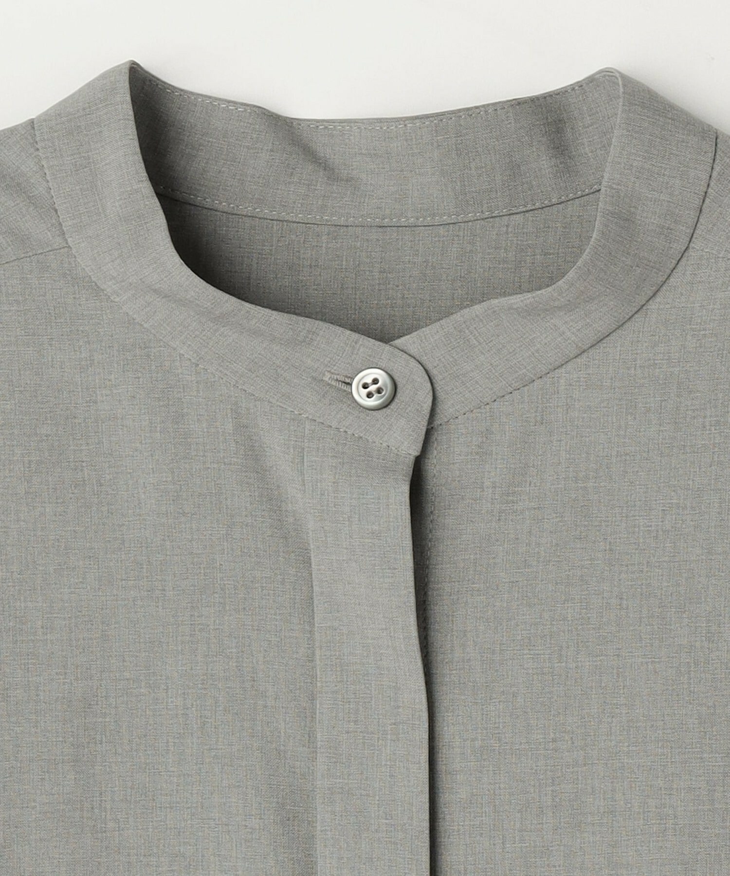 【MOGA】トロストレッチバンドカラーブラウス 詳細画像 ネイビー 28