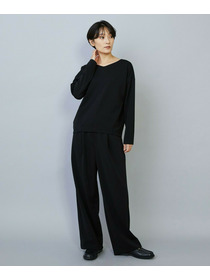 【MOGA】トリアセカルゼVネックトップス 詳細画像 ブラック 1