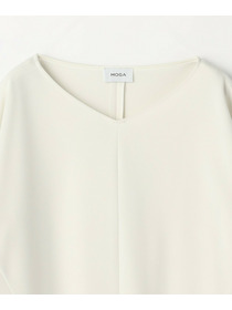 【MOGA】トリアセカルゼVネックトップス 詳細画像 ブラック 25