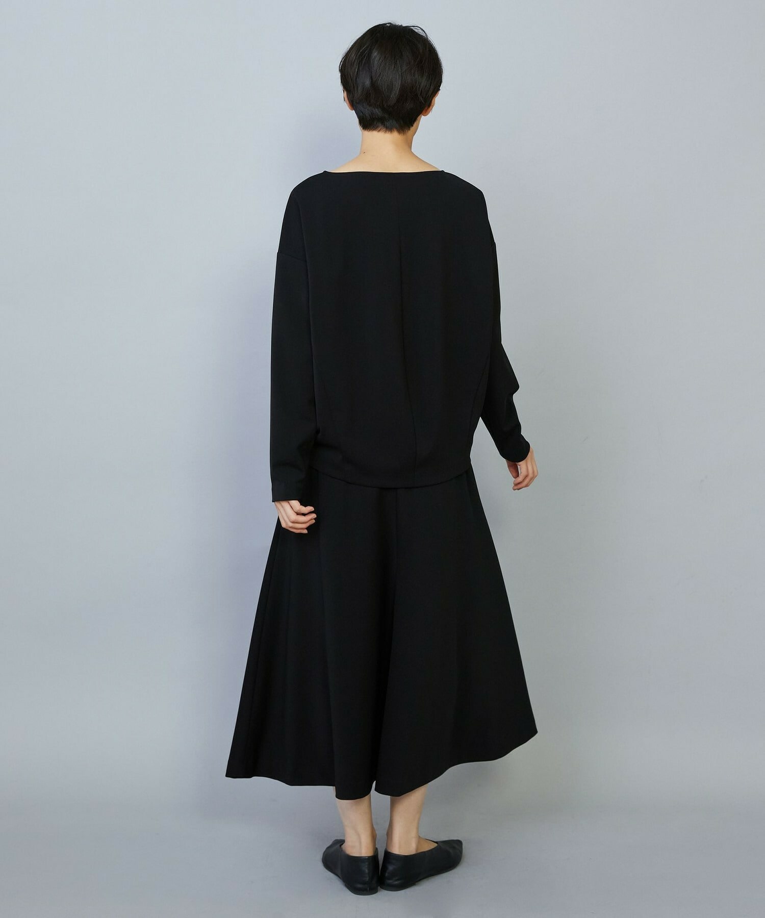 【MOGA】トリアセカルゼVネックトップス 詳細画像 ブラック 10