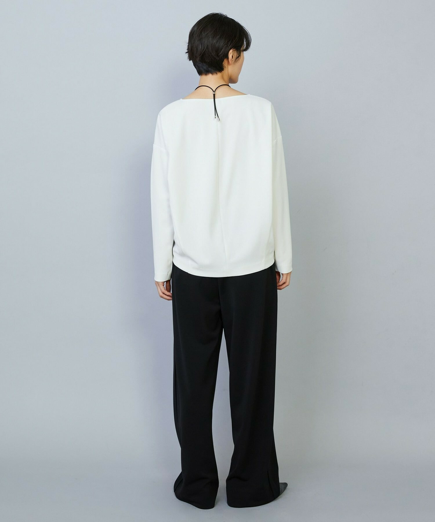 【MOGA】トリアセカルゼVネックトップス 詳細画像 ブラック 16