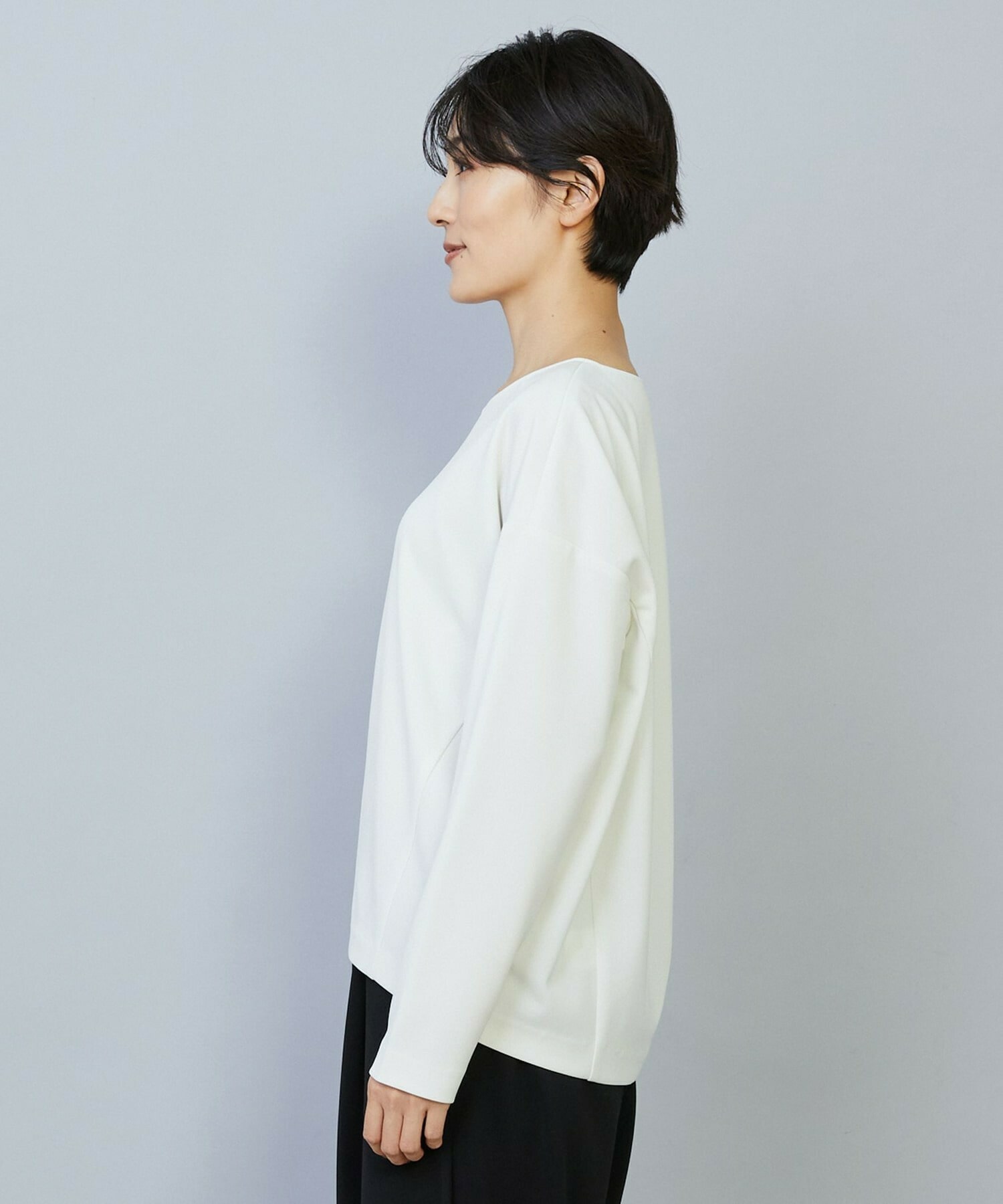 【MOGA】トリアセカルゼVネックトップス 詳細画像 ブラック 21