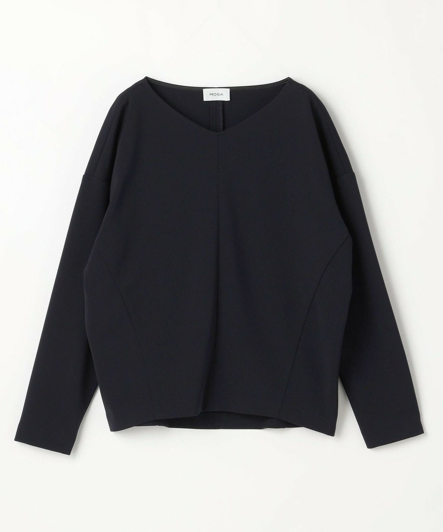 【MOGA】トリアセカルゼVネックトップス 詳細画像 ダークネイビー 1