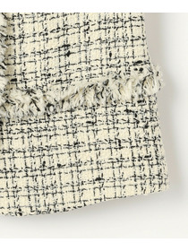 【MOGA】ファンシーヤーンツイードショートジャケット 詳細画像 ブラック 26