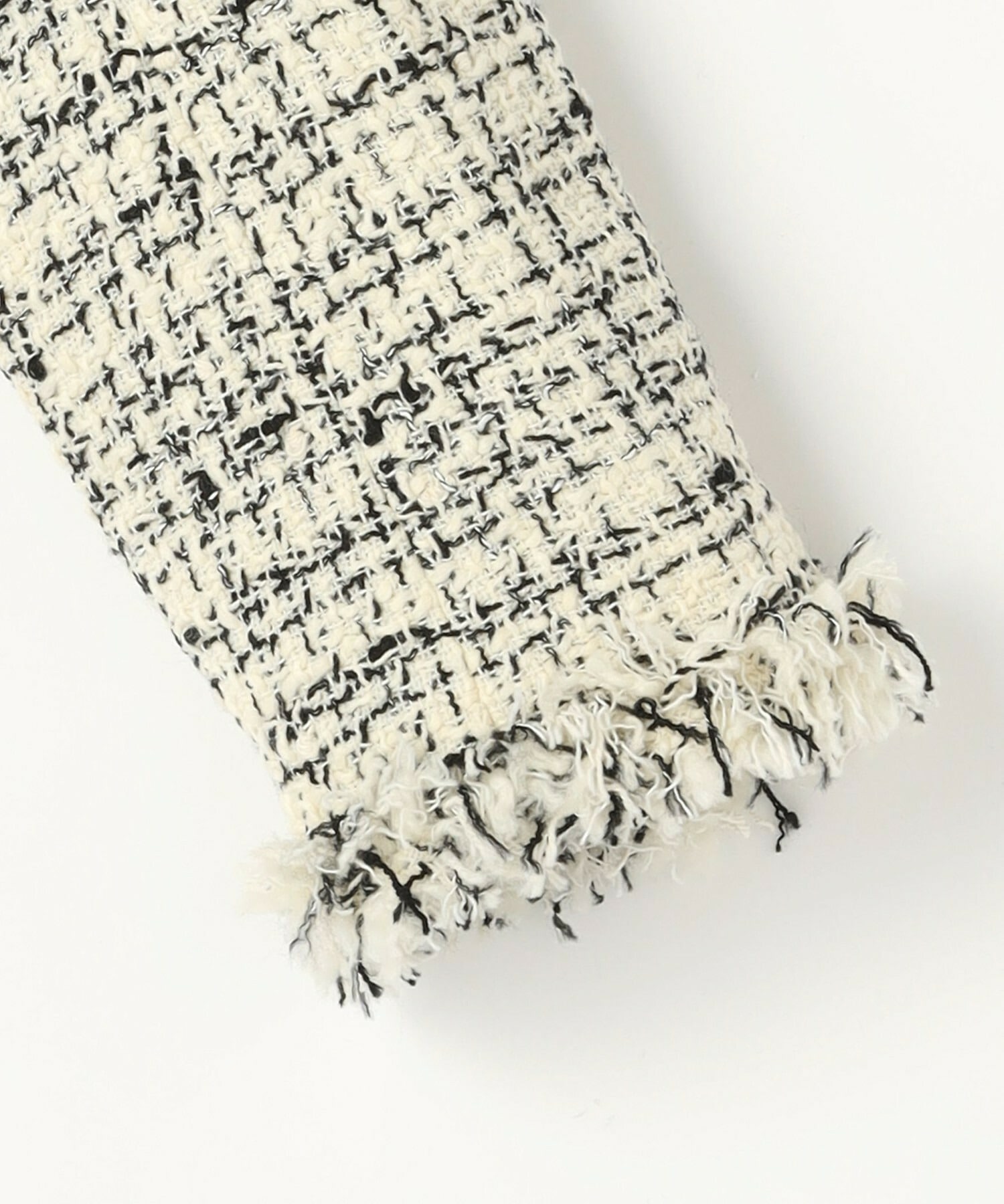 【MOGA】ファンシーヤーンツイードショートジャケット 詳細画像 ブラック 27