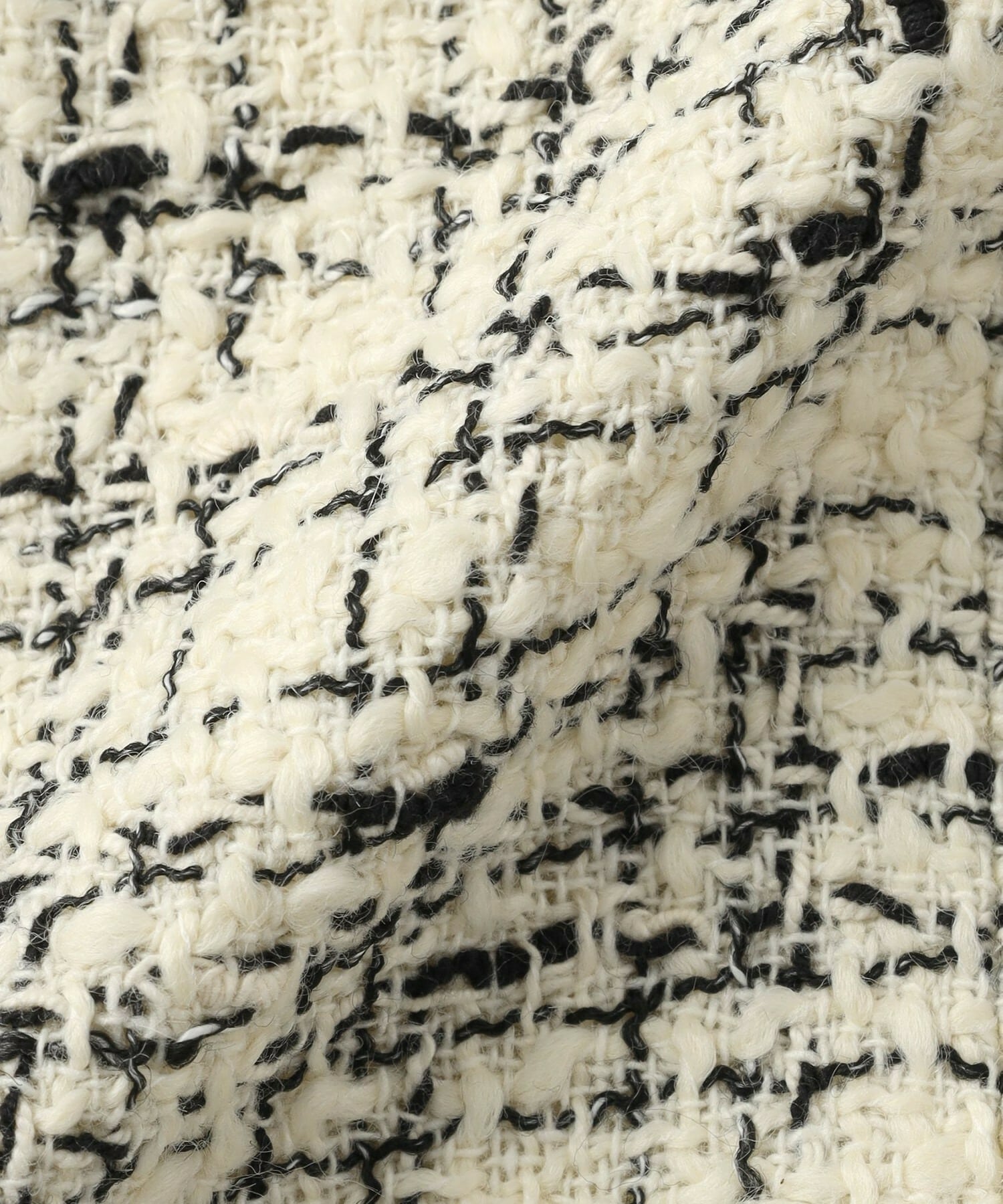 【MOGA】ファンシーヤーンツイードショートジャケット 詳細画像 ブラック 29