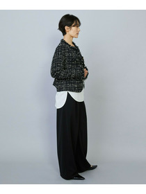 【MOGA】トリアセカルゼセミワイドパンツ 詳細画像 ダークネイビー 13