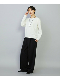 【MOGA】トリアセカルゼセミワイドパンツ 詳細画像 ダークネイビー 2