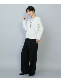 【MOGA】トリアセカルゼセミワイドパンツ 詳細画像 ダークネイビー 3