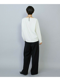 【MOGA】トリアセカルゼセミワイドパンツ 詳細画像 ダークネイビー 4