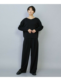 【MOGA】トリアセカルゼセミワイドパンツ 詳細画像 ダークネイビー 7