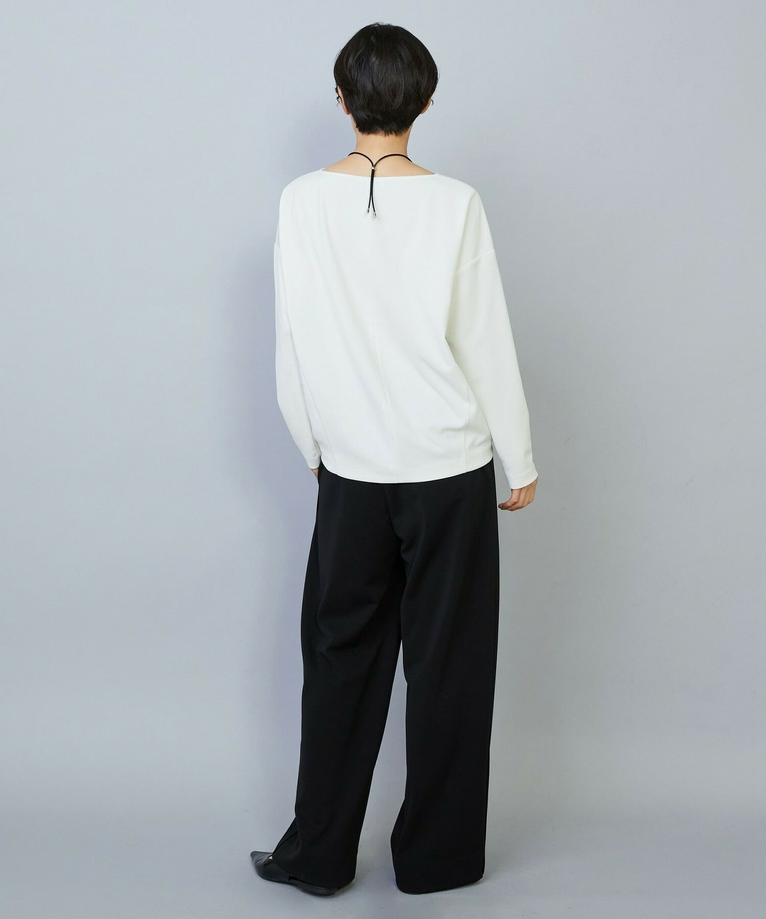 【MOGA】トリアセカルゼセミワイドパンツ 詳細画像 ダークネイビー 4