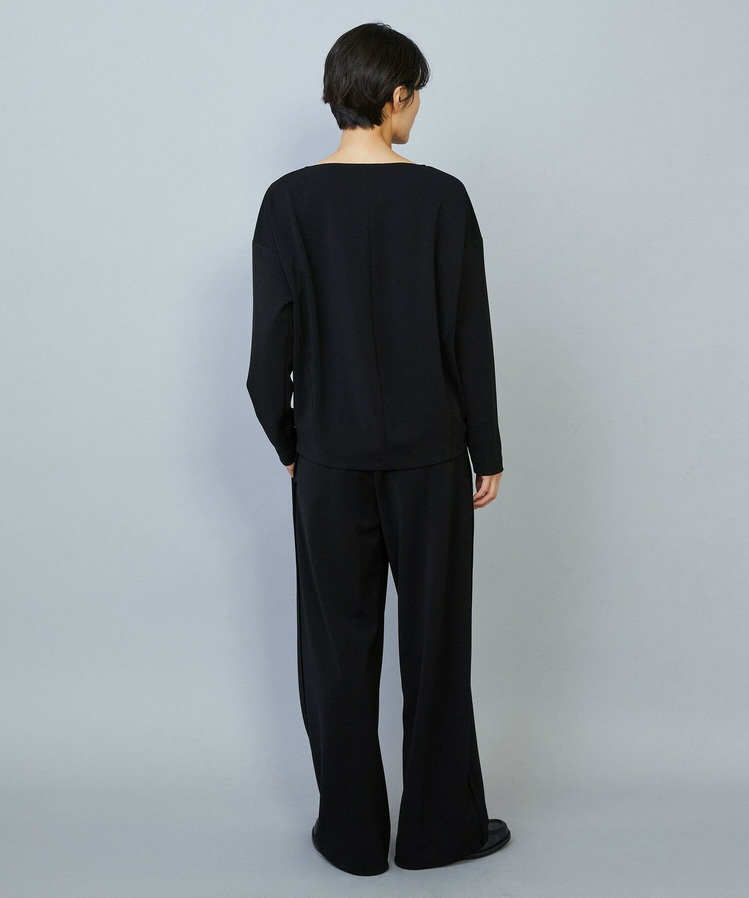 【MOGA】トリアセカルゼセミワイドパンツ 詳細画像 ダークネイビー 9