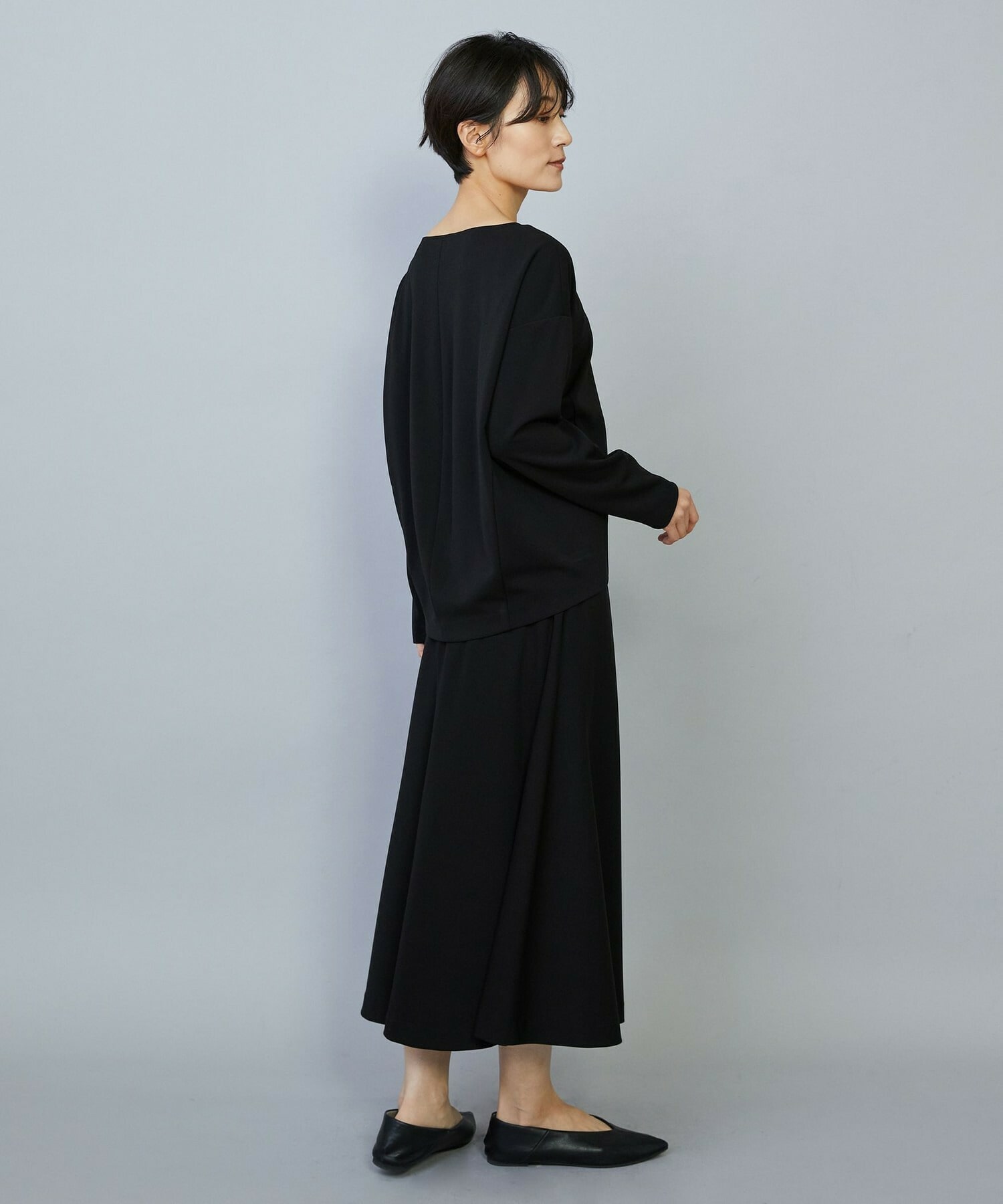 【MOGA】トリアセカルゼフレアースカート 詳細画像 ダークネイビー 15