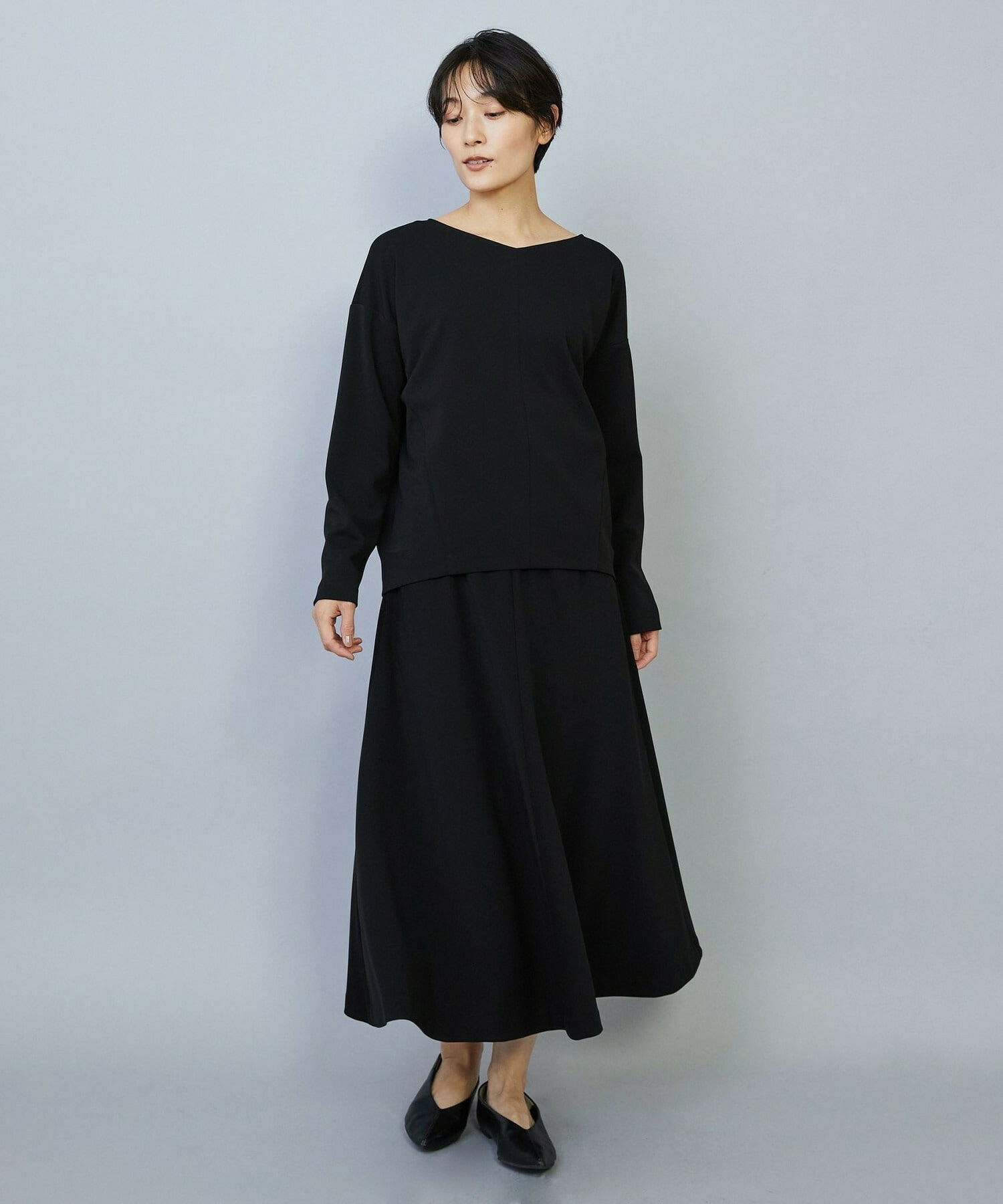 【MOGA】トリアセカルゼフレアースカート 詳細画像 ダークネイビー 5