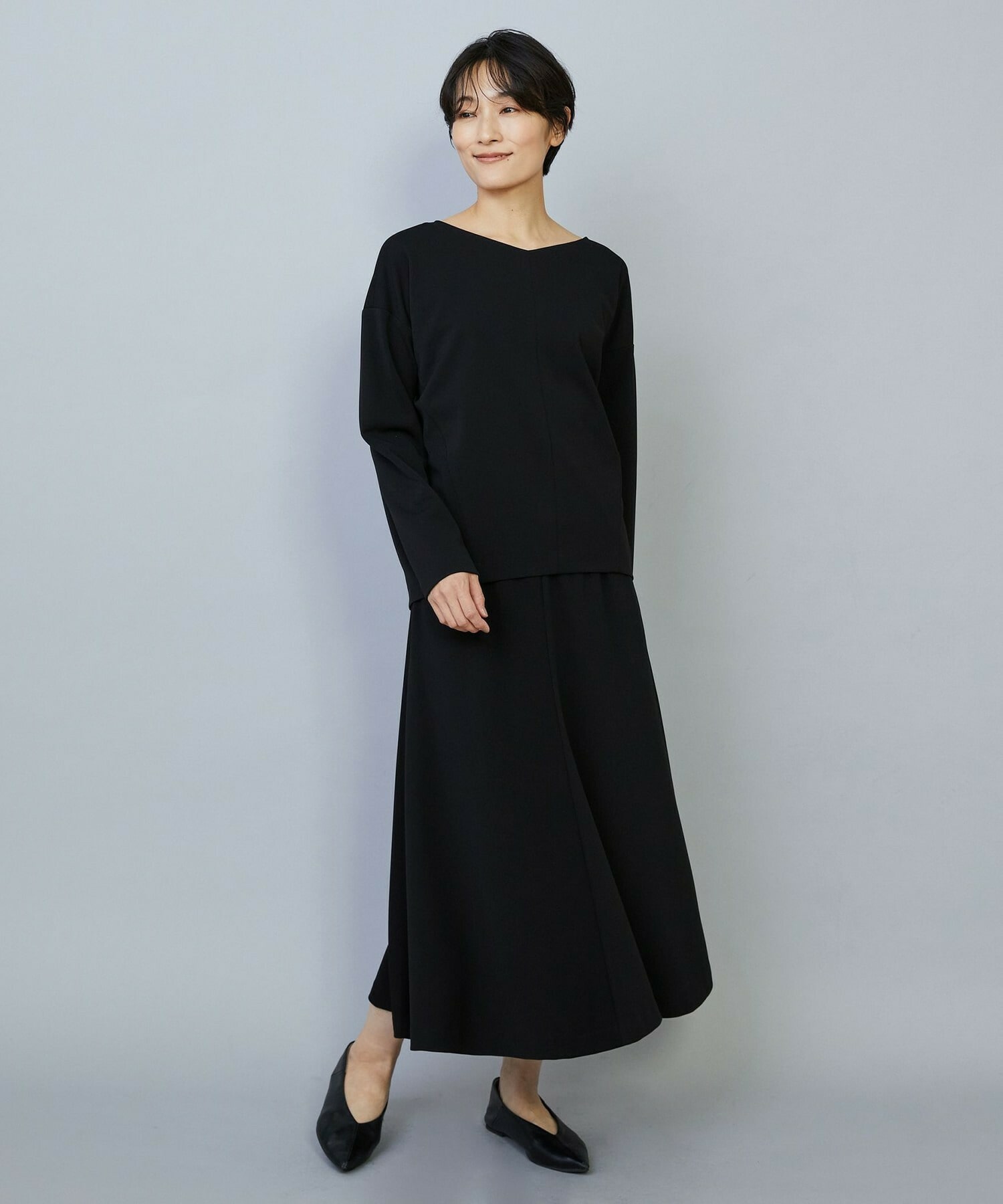 【MOGA】トリアセカルゼフレアースカート 詳細画像 ダークネイビー 8