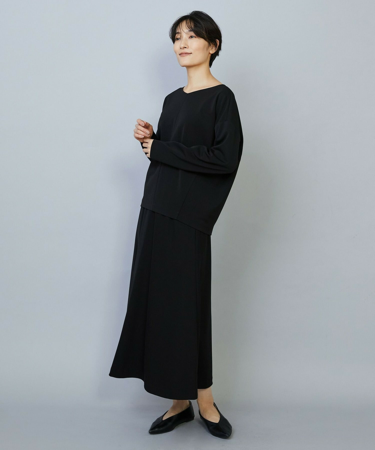 【MOGA】トリアセカルゼフレアースカート 詳細画像 ダークネイビー 9