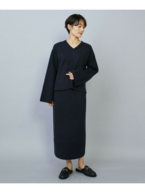 【MOGA】コームドコットンニットスカート 詳細画像 ネイビー 10