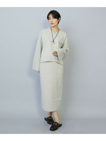 【MOGA】コームドコットンニットスカート 詳細画像 ネイビー 12