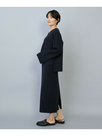 【MOGA】コームドコットンニットスカート 詳細画像 ネイビー 5