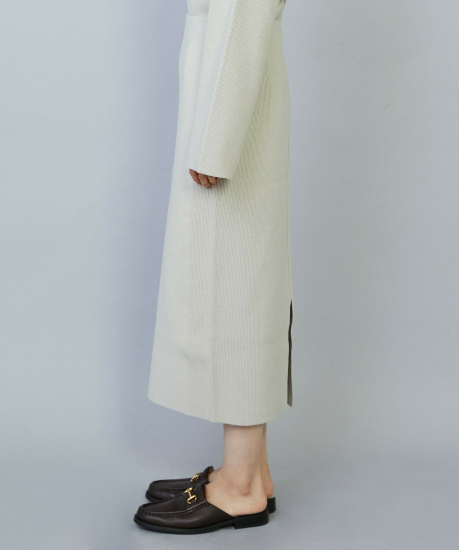 【MOGA】コームドコットンニットスカート 詳細画像 ネイビー 21