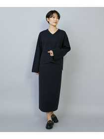 【MOGA】コームドコットンチュニックニット 詳細画像 ネイビー 1